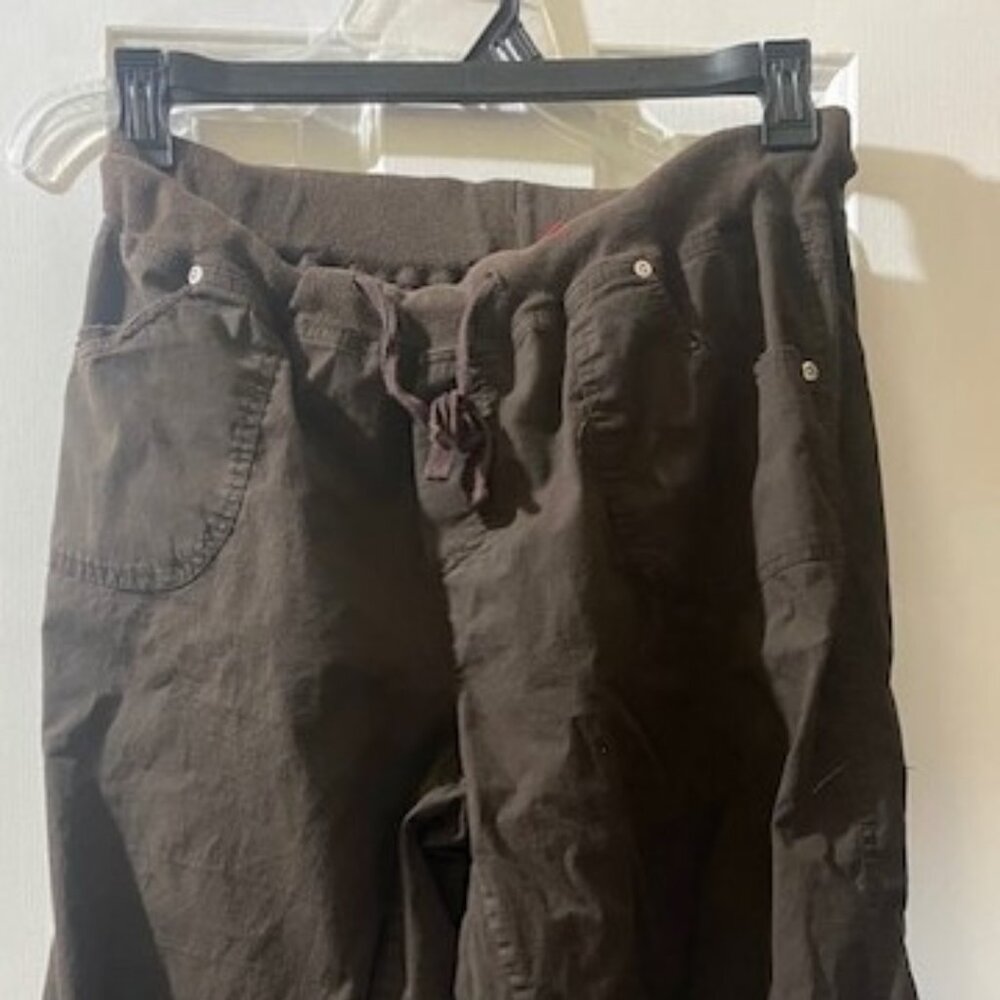 Zoey & Beth Black Drawstring Capris